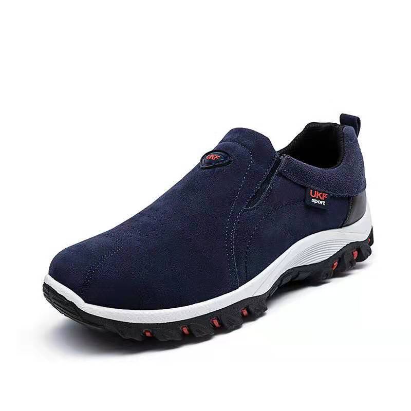 Ανδρικά Slip-On Παπούτσια Σουέτ με Αντιολισθητική Σόλα