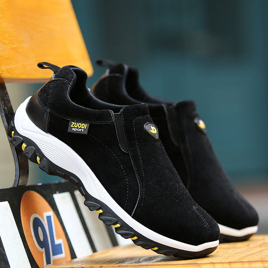 Ανδρικά Slip-On Παπούτσια Σουέτ με Αντιολισθητική Σόλα