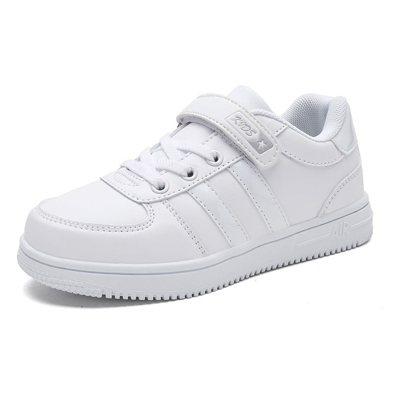 Sneakers με Τριπλή Ρίγα & Αυτοκόλλητο Κλείσιμο