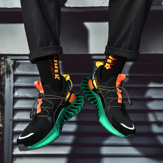 Ανδρικά Sneakers με Ανατρεπτικό Σχέδιο & Ανάγλυφη Σόλα