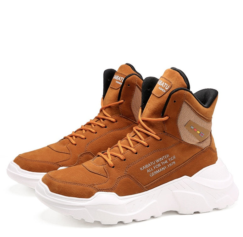 Ανδρικά Χειμερινά Sneakers με Chunky Σόλα & Υψηλό Κολάρο