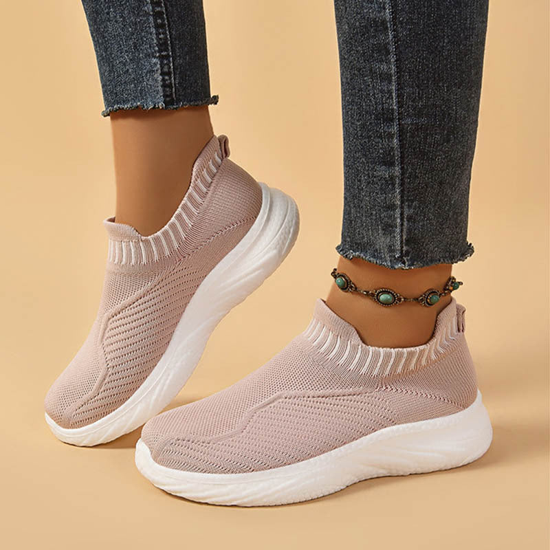 Slip-On Παπούτσια με Ελαφριά Σόλα & Πλεκτό Επάνω Μέρος
