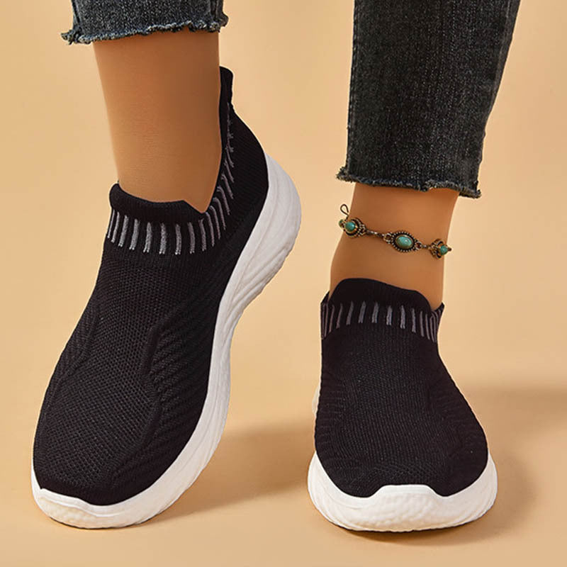 Slip-On Παπούτσια με Ελαφριά Σόλα & Πλεκτό Επάνω Μέρος