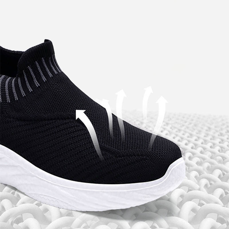 Slip-On Παπούτσια με Ελαφριά Σόλα & Πλεκτό Επάνω Μέρος