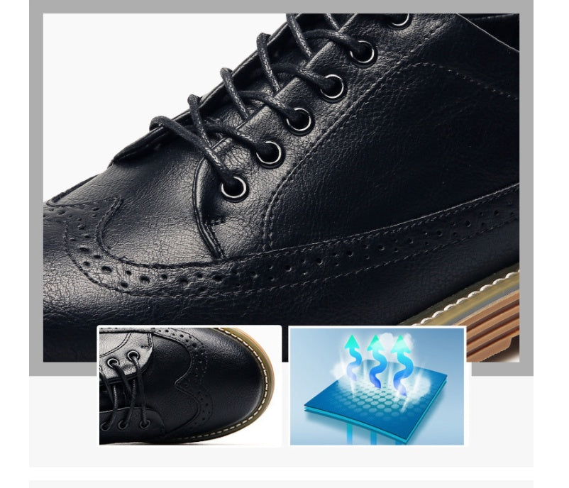 Ανδρικά Brogues με Casual Σόλα & Κλασικές Τρυπητές Λεπτομέρειες