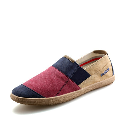 Ανδρικά Slip-On Εσπαντρίγιες με Χρωματιστά Panels