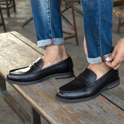 Ανδρικά Penny Loafers με Κλασικό Σχεδιασμό & Λείο Δέρμα