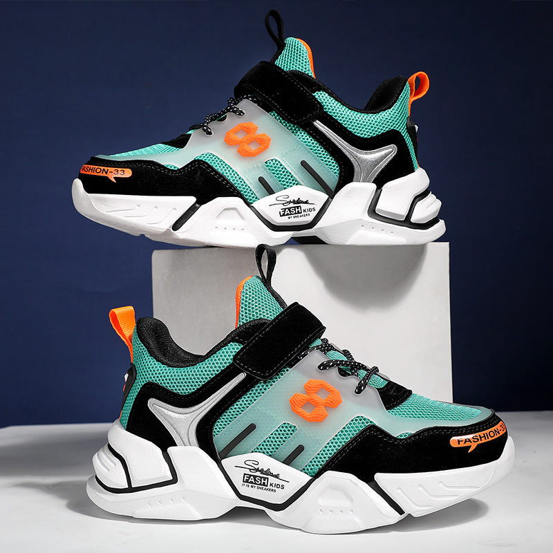 Sneakers με Χοντρή Σόλα & Λεπτομέρειες Mesh