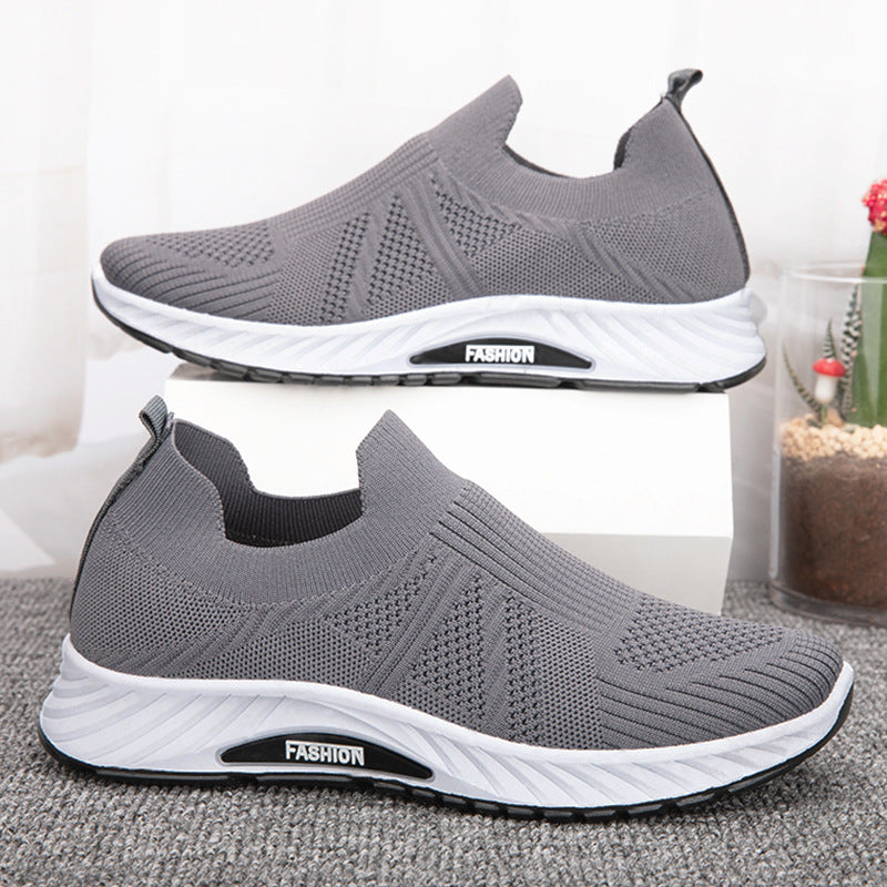 Ανδρικά Slip-On Παπούτσια με Πλεκτό Σχέδιο