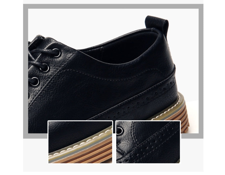 Ανδρικά Brogues με Casual Σόλα & Κλασικές Τρυπητές Λεπτομέρειες