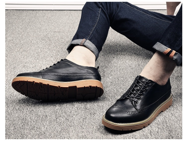 Ανδρικά Brogues με Casual Σόλα & Κλασικές Τρυπητές Λεπτομέρειες