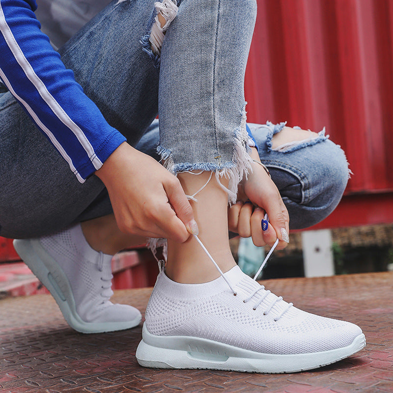 Πλεκτά Αθλητικά Sneakers με Ελαφρύ Σχέδιο