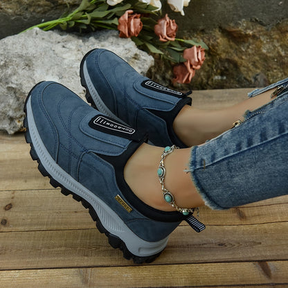 Slip-On Outdoor Παπούτσια με Τρακτερωτή Σόλα