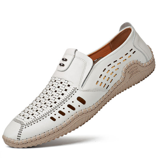 Slip-on Δερμάτινα Σανδάλια