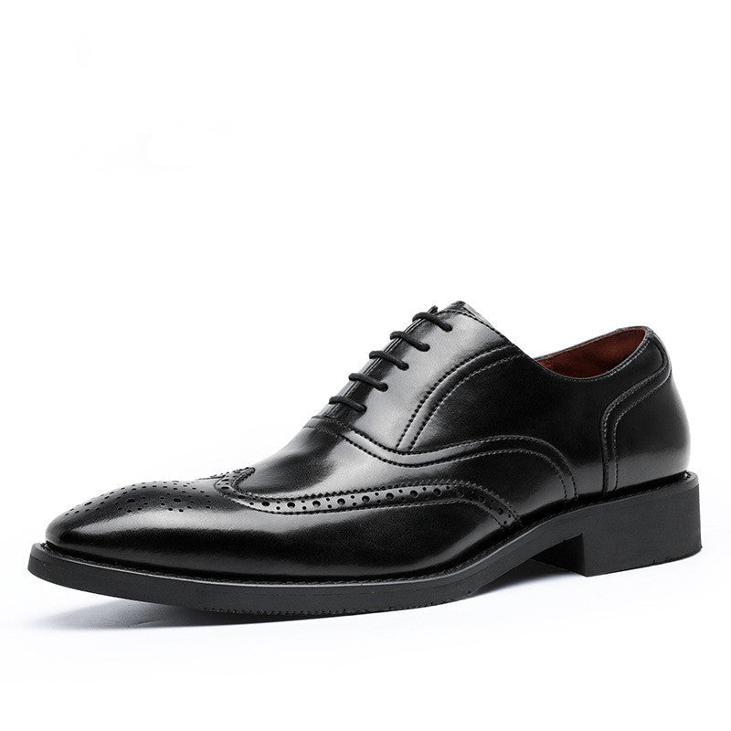 Ανδρικά Brogues με Καθαρές Γραμμές & Γυαλιστερό Φινίρισμα