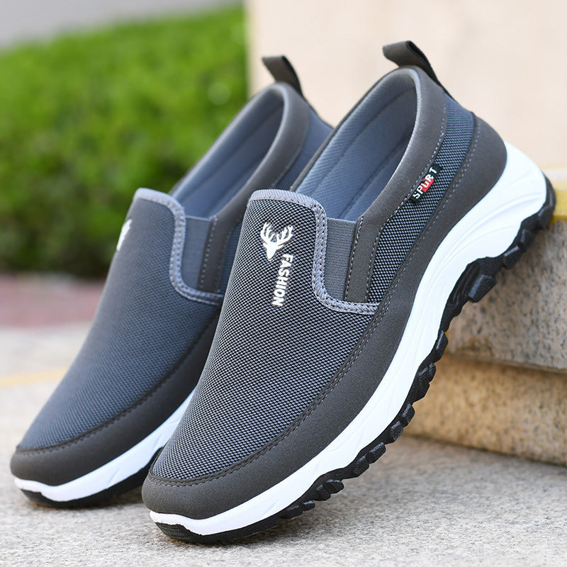 Slip-On Αθλητικά με Ενίσχυση & Ελαστικό Πίσω Μέρος