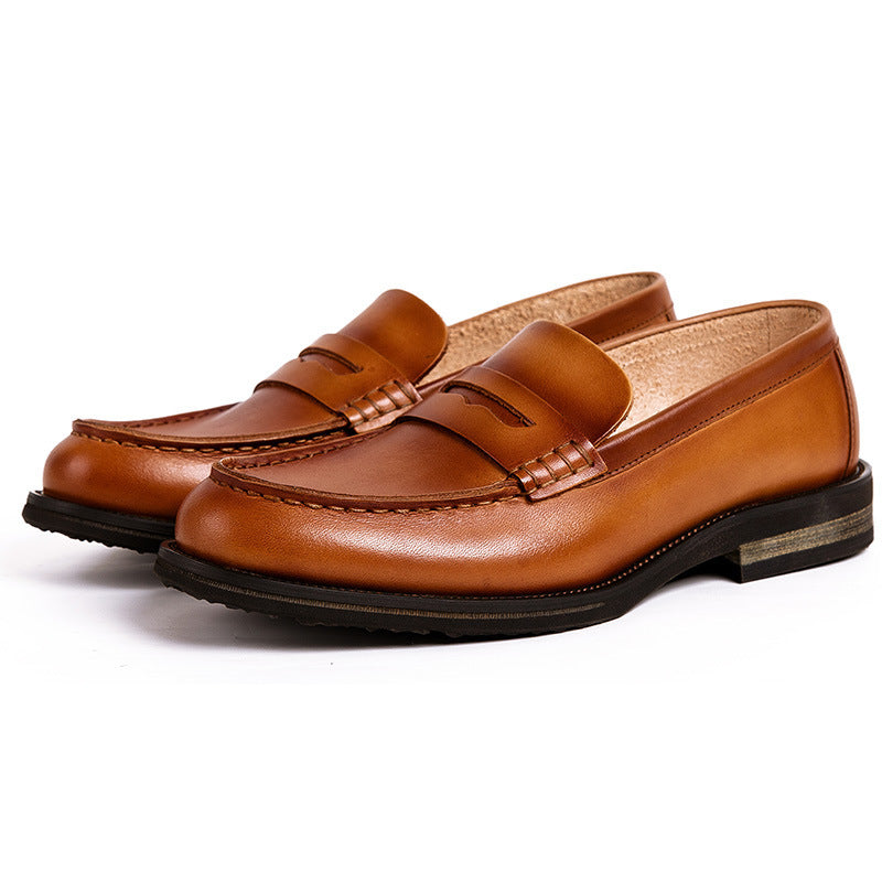 Ανδρικά Penny Loafers με Κλασικό Σχεδιασμό & Λείο Δέρμα