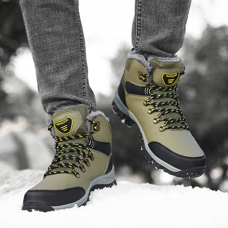 Ανδρικά Μποτάκια Outdoor με Ζεστή Επένδυση & Αντιολισθητική Σόλα