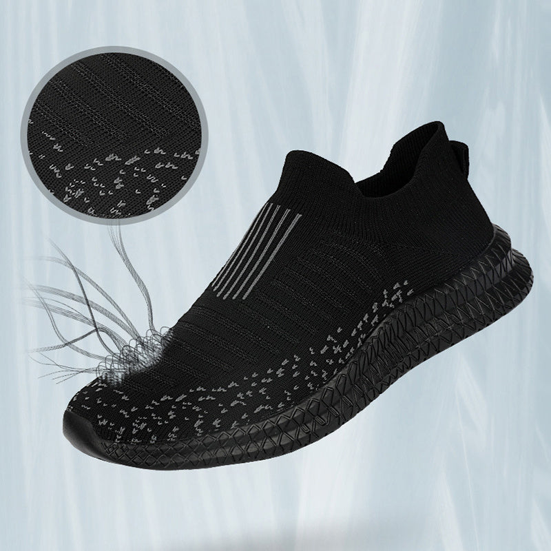 Ανδρικά Slip-On Παπούτσια Running με Ελαφρύ Πλέγμα