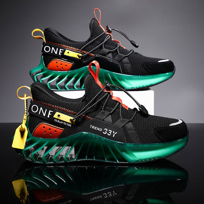 Ανδρικά Sneakers με Ανατρεπτικό Σχέδιο & Ανάγλυφη Σόλα