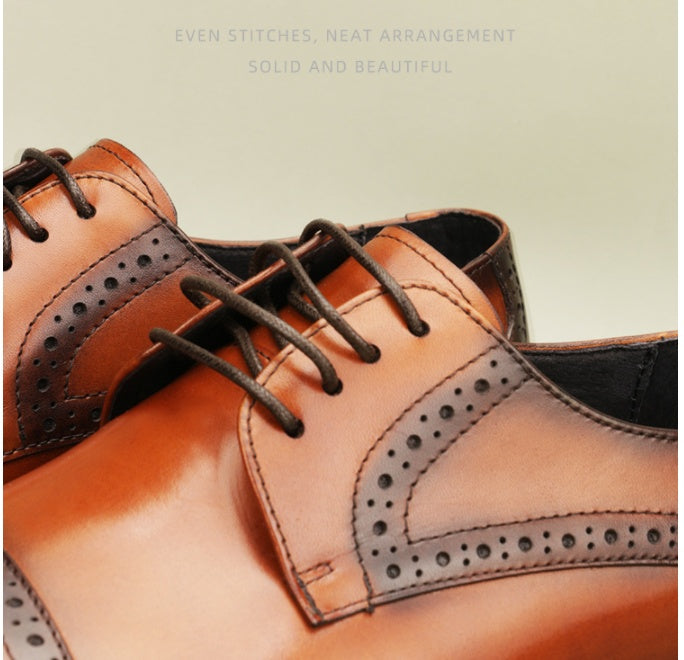 Ανδρικά Παπούτσια Brogues με Τρυπητό Σχέδιο