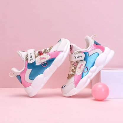 Sneakers με Γούνα & Πολύχρωμες Λεπτομέρειες