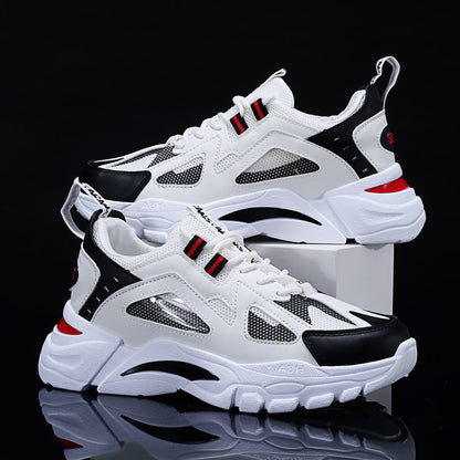 Chunky Sneakers με Δίχρωμες Λεπτομέρειες & Ανάγλυφη Σόλα