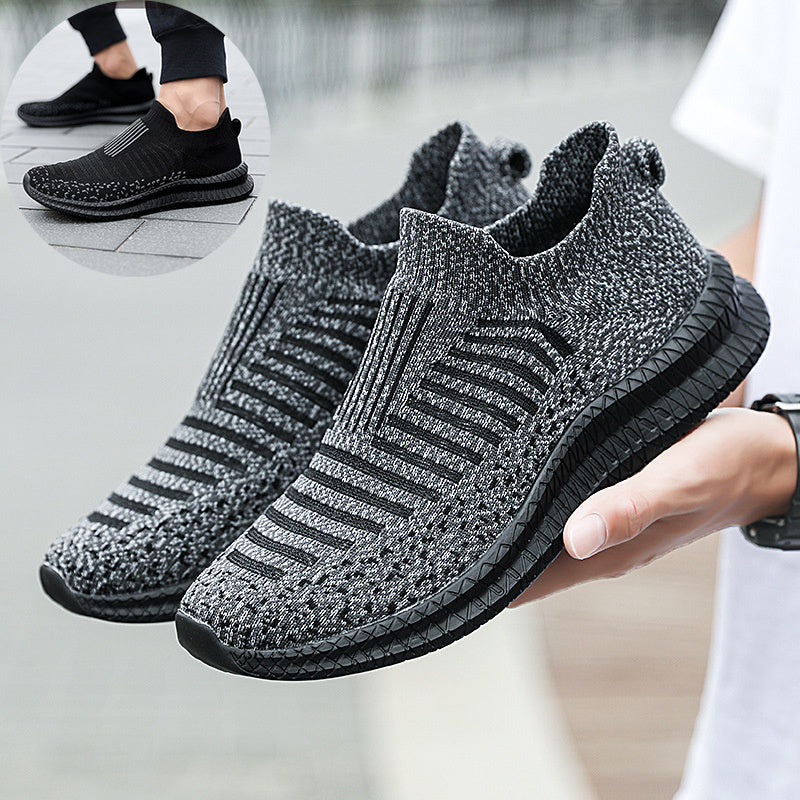 Ανδρικά Slip-On Παπούτσια Running με Ελαφρύ Πλέγμα
