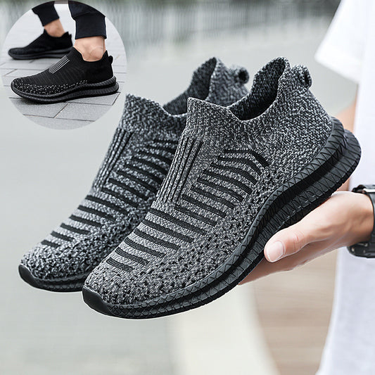 Ανδρικά Slip-On Παπούτσια Running με Ελαφρύ Πλέγμα
