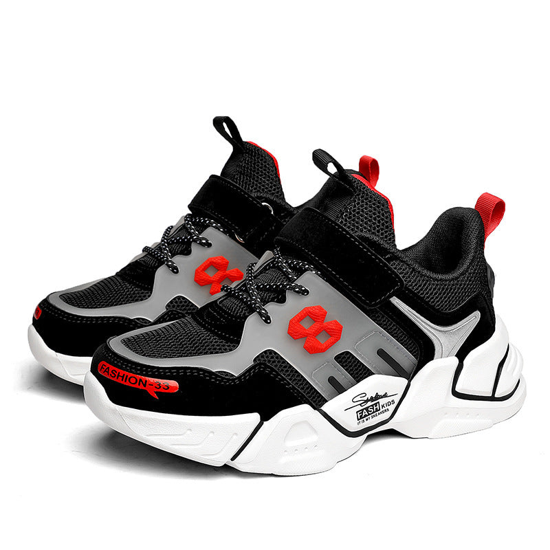 Sneakers με Χοντρή Σόλα & Λεπτομέρειες Mesh