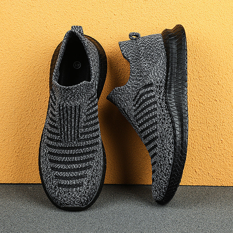 Ανδρικά Slip-On Παπούτσια Running με Ελαφρύ Πλέγμα
