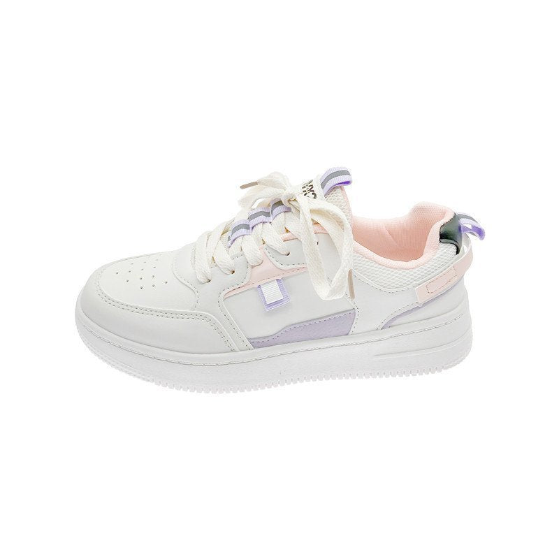 Sneakers με Χρωματιστές Λεπτομέρειες & Λευκή Σόλα