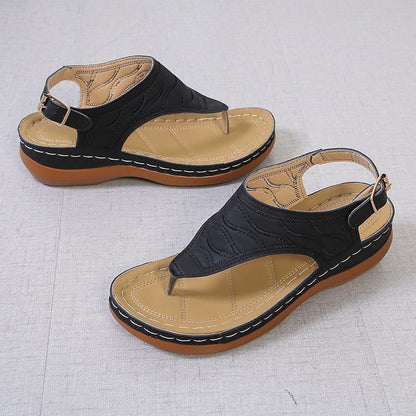 Γυναικεία Ανατομικά Σανδάλια Flip-Flop με Ρυθμιζόμενο Λουράκι & Μαλακό Πάτο