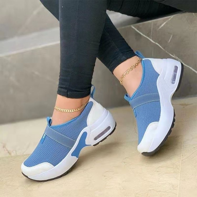 Slip-On Αθλητικά Παπούτσια με Αερόσoλα & Ελαστικό Κλείσιμο