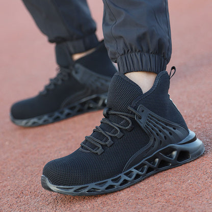 Αθλητικά Παπούτσια Εργασίας Mid-Top με Ενισχυμένη Σόλα & Ατσάλινη Μύτη