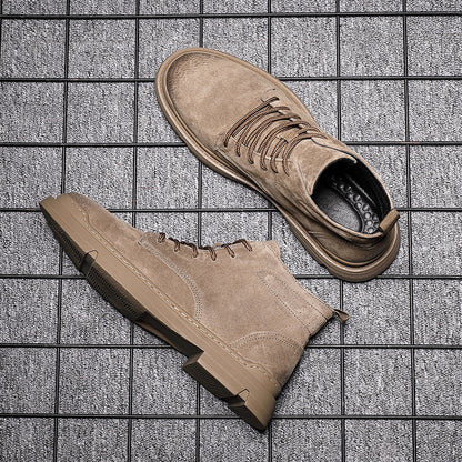 Ανδρικά Casual Μποτάκια Suede με ή χωρίς Επένδυση
