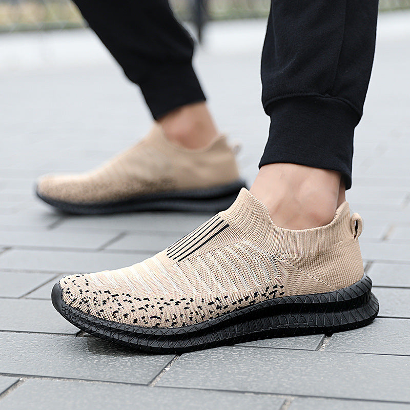 Ανδρικά Slip-On Παπούτσια Running με Ελαφρύ Πλέγμα