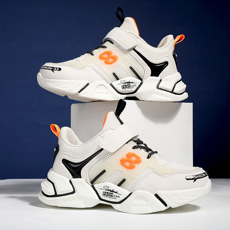 Sneakers με Χοντρή Σόλα & Λεπτομέρειες Mesh