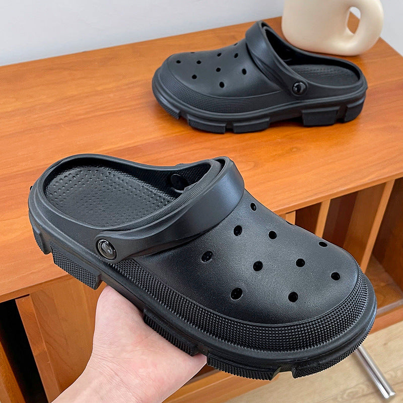Γυναικεία Clogs με Λουράκι & Τρακτερωτή Σόλα