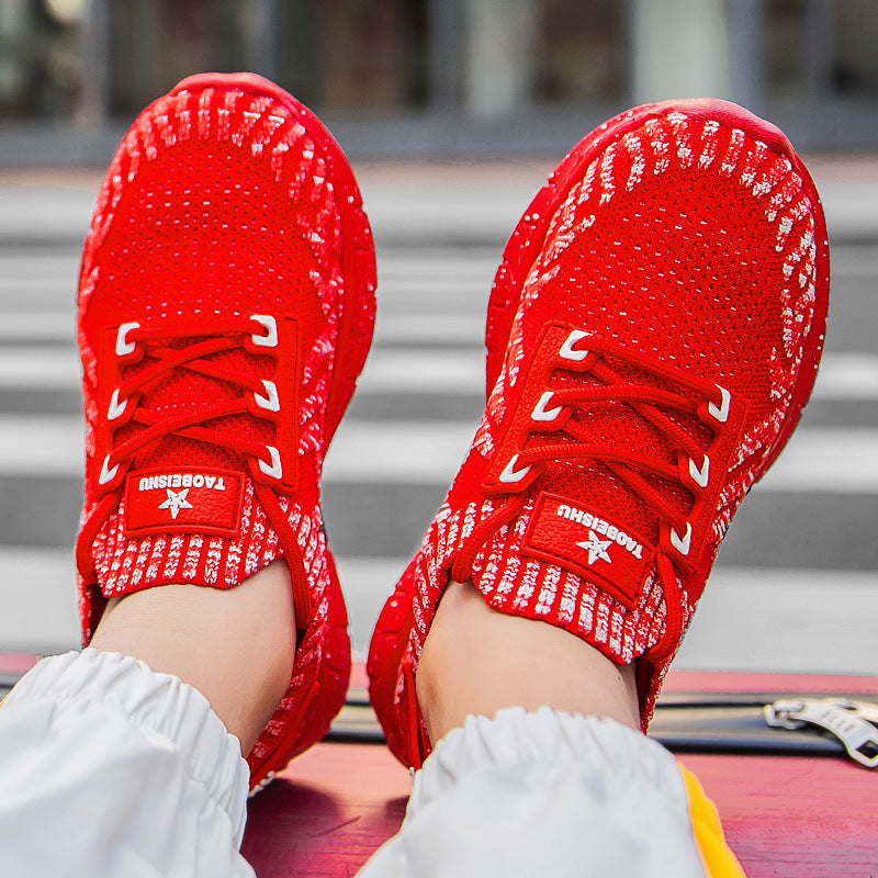 Πλεκτά Sneakers με Ελαστική Σόλα & Μοναδικό Σχέδιο