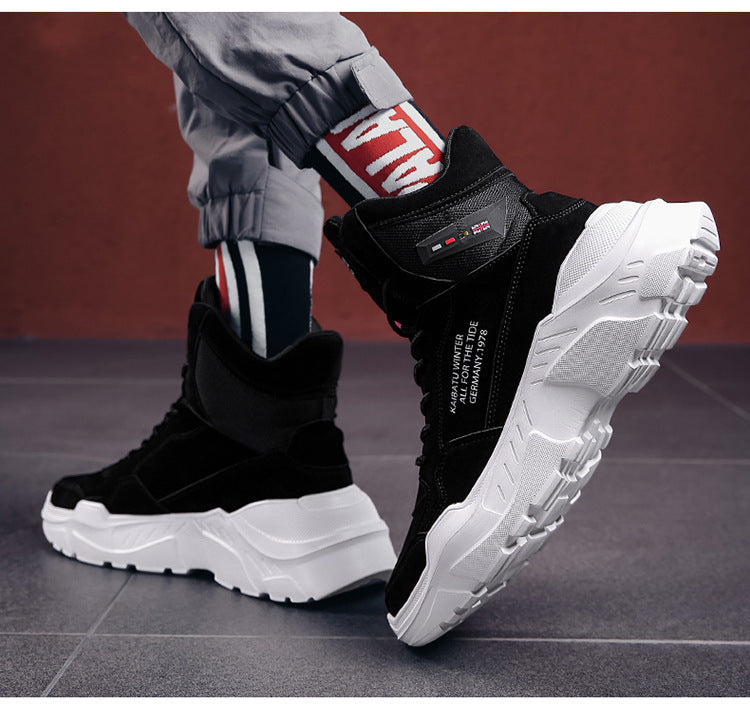 Ανδρικά Χειμερινά Sneakers με Chunky Σόλα & Υψηλό Κολάρο