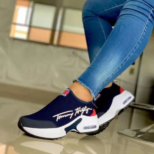 Γυναικεία Slip-On Παπούτσια με Αερόσολα & Σχέδιο Tommy Hilfiger