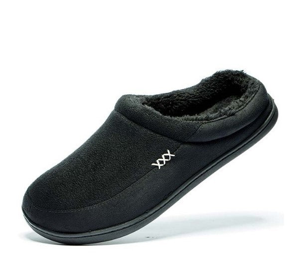 Ανδρικές Χειμερινές Παντόφλες με Επένδυση Fleece & Αντιολισθητική Σόλα