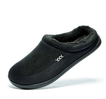 Ανδρικές Χειμερινές Παντόφλες με Επένδυση Fleece & Αντιολισθητική Σόλα