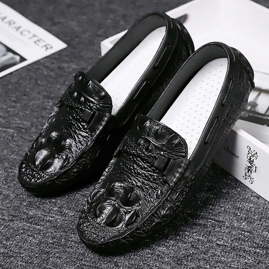 Ανδρικά Loafers με Ανάγλυφη Υφή & Εντυπωσιακό Σχέδιο