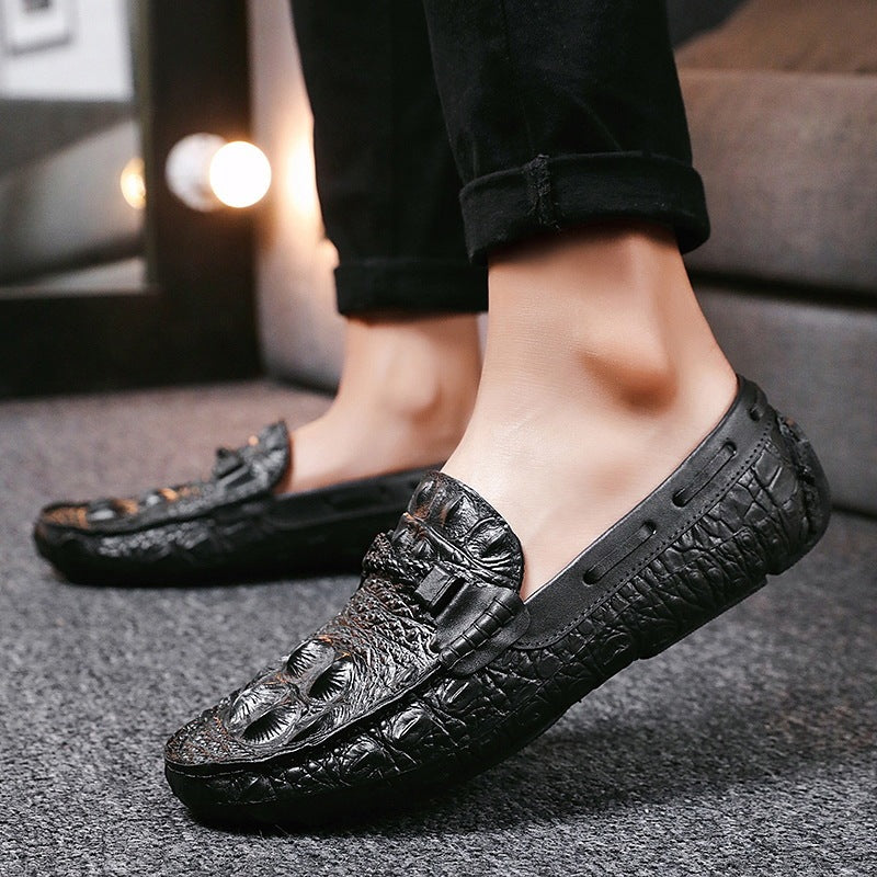 Ανδρικά Loafers με Ανάγλυφη Υφή & Εντυπωσιακό Σχέδιο