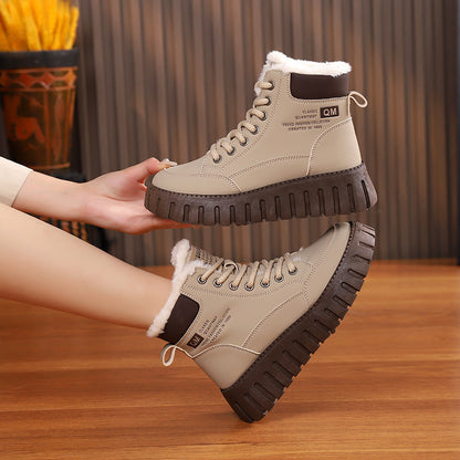 Casual Μποτάκια με Chunky Σόλα & Γούνινη Επένδυση
