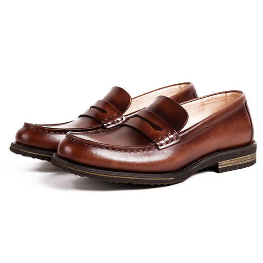 Ανδρικά Penny Loafers με Κλασικό Σχεδιασμό & Λείο Δέρμα