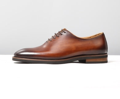 Ανδρικά Παπούτσια Oxford Wholecut με Χειροποίητο Φινίρισμα