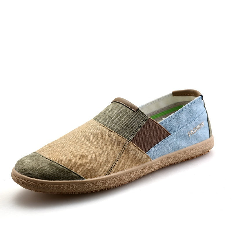 Ανδρικά Slip-On Εσπαντρίγιες με Χρωματιστά Panels